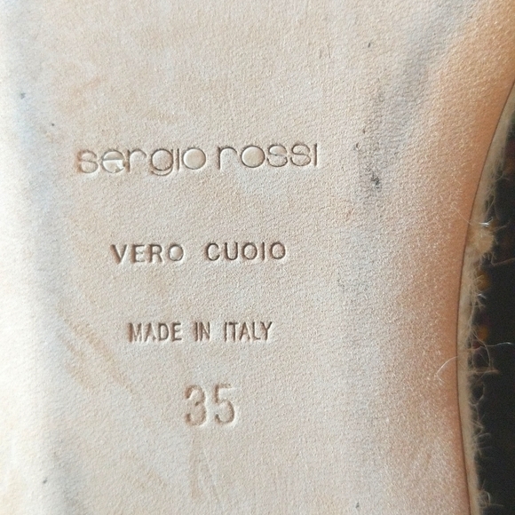 Brand New Sergio Rossi Black Embroidered Canvas Espadrille Sneakers - Picture 11 of 14